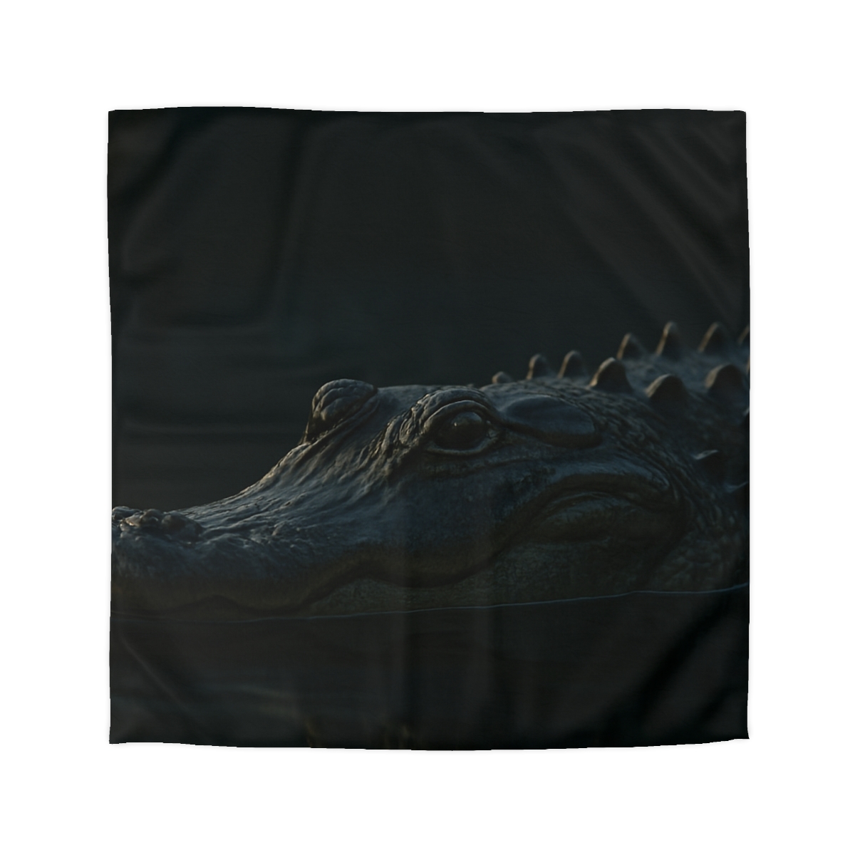 Moonlit Stillness American Alligator warm winter duvets