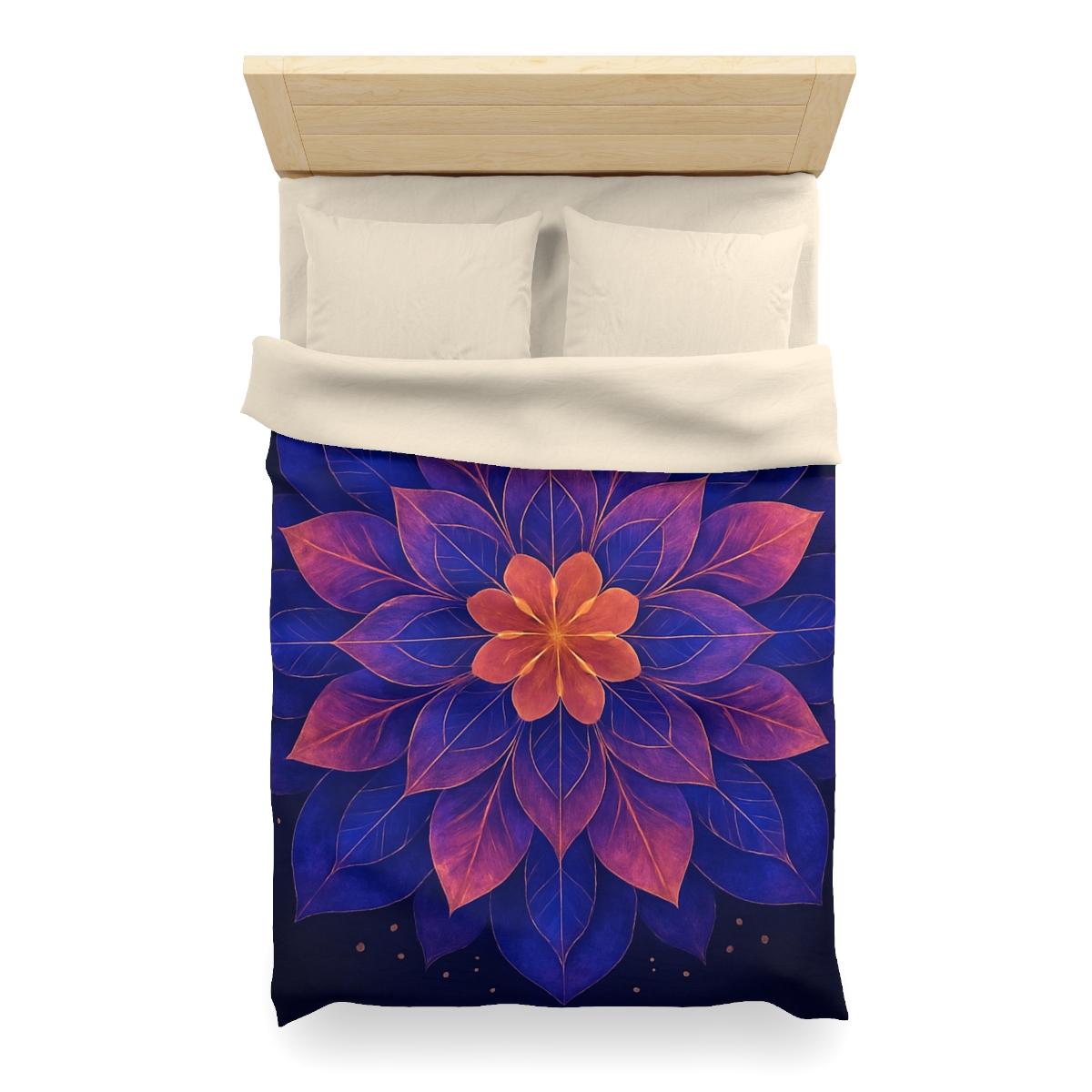 Petal Prism Mandala designer printed duvets