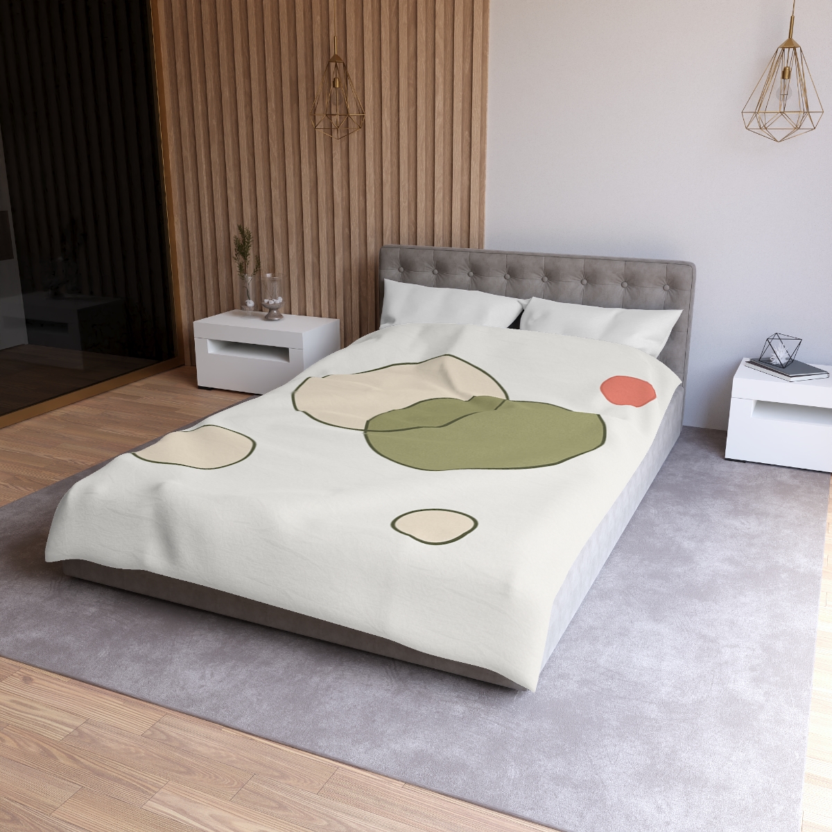 Quiet Balance Of Overlapping Circles unique patterned duvets