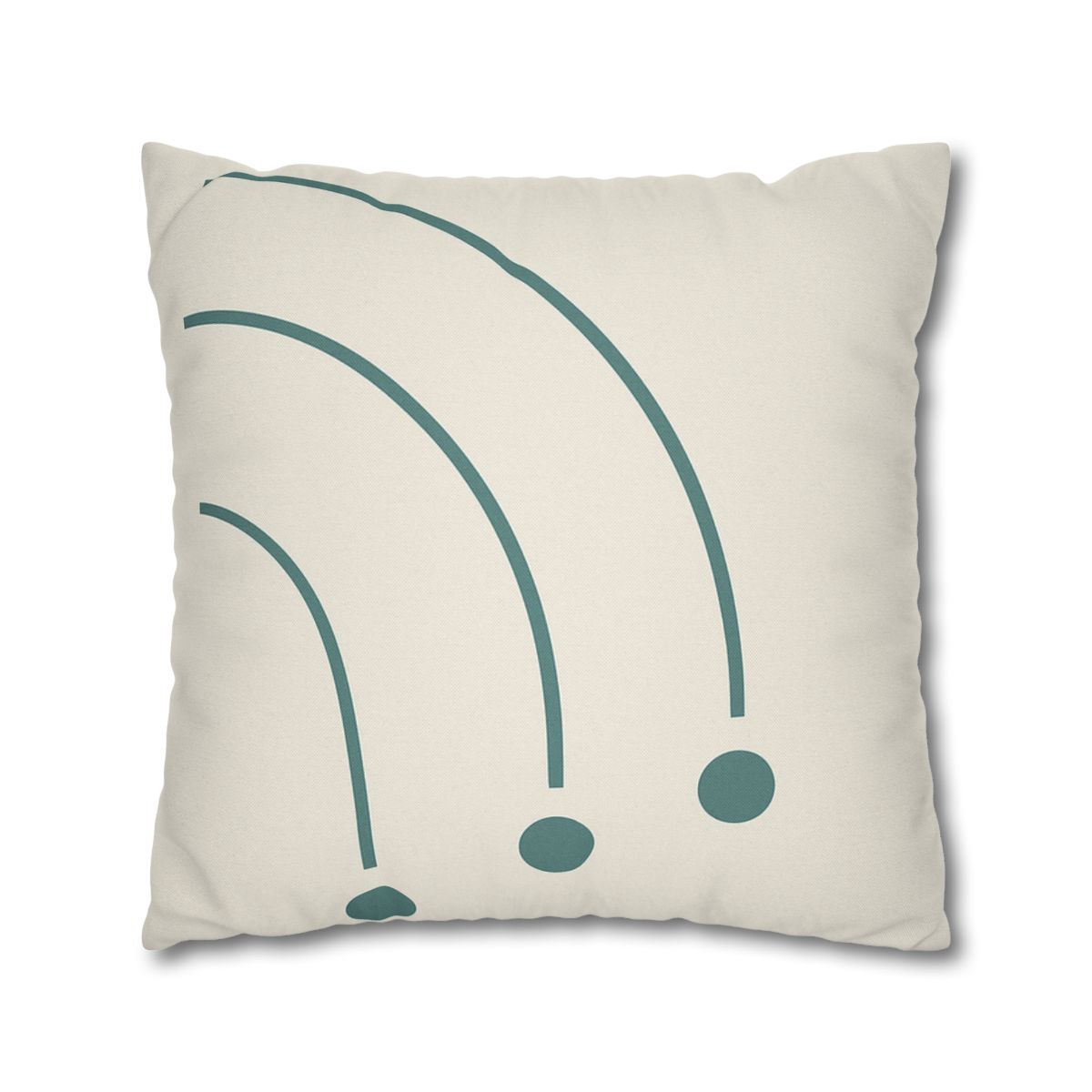 Balanced Arc And Dot Trio personalized pillow covers