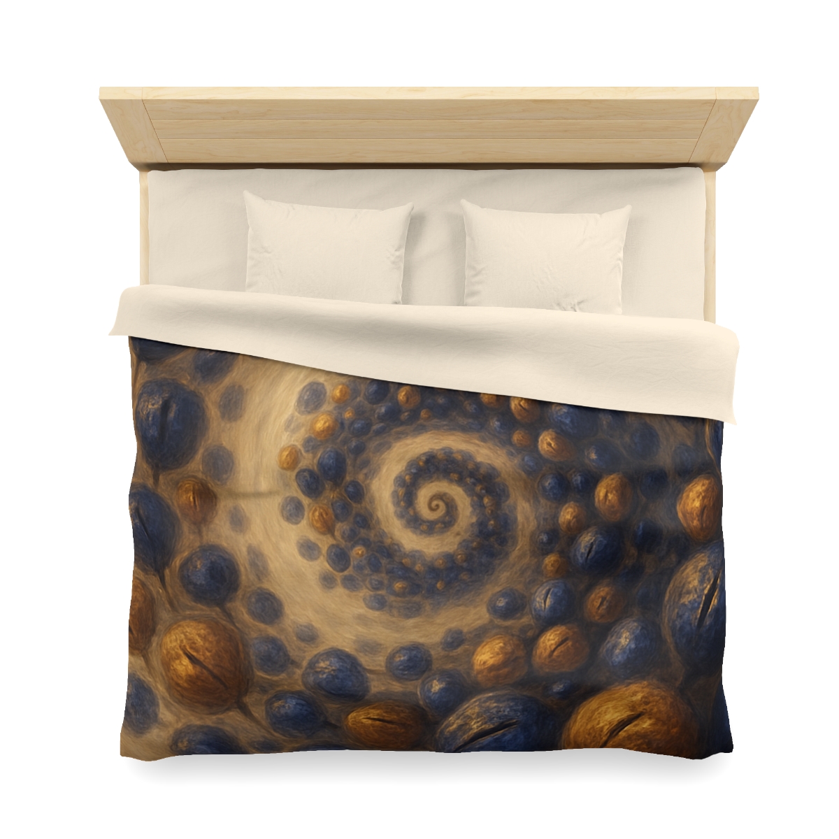 Spiral Seed Cluster personalized bedding duvets