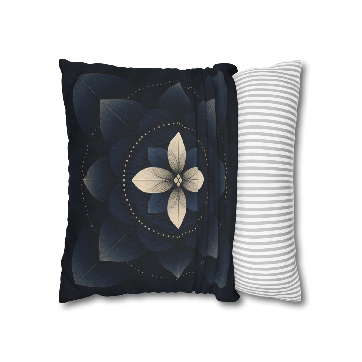 Petal Eclipse Mandala designer print pillow cases