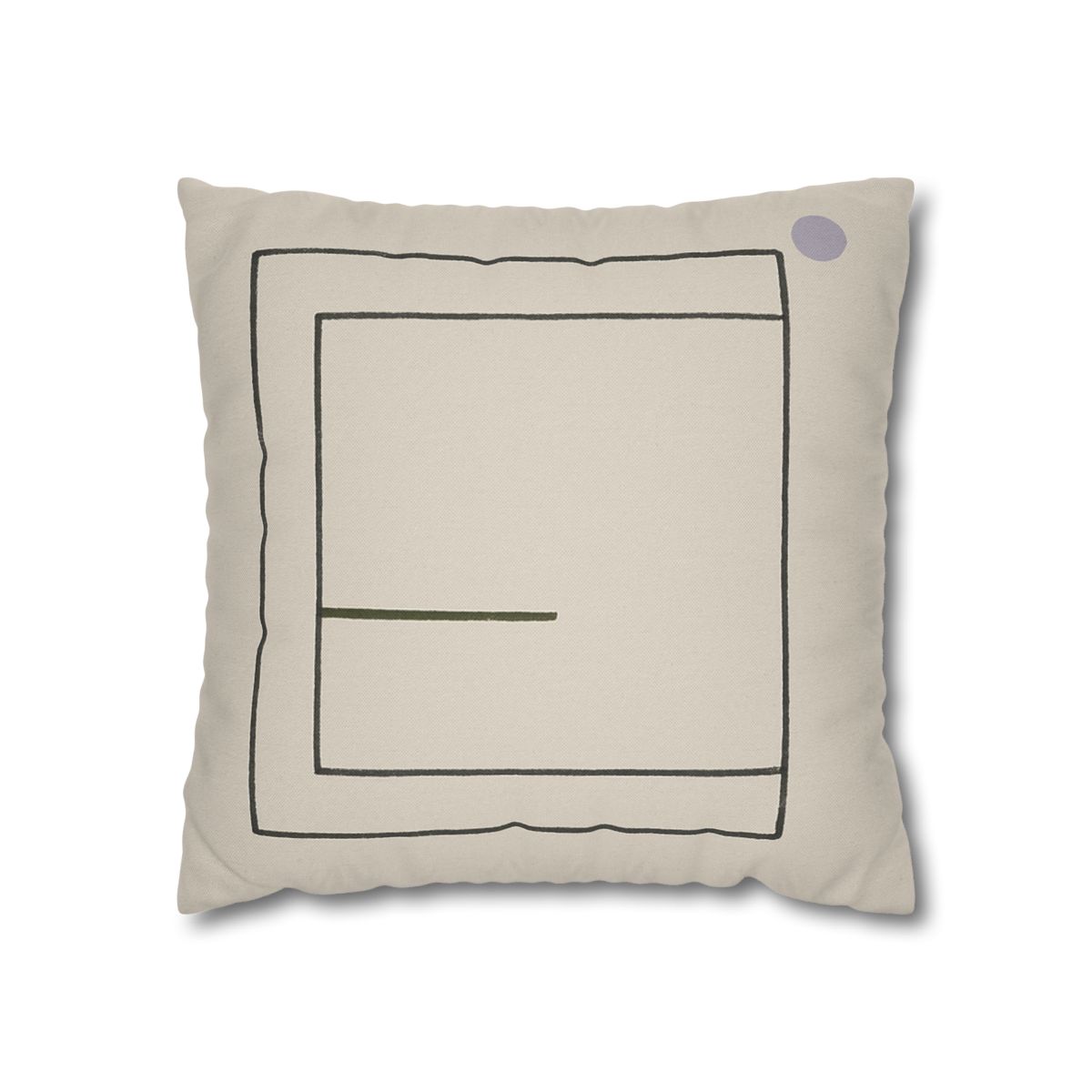 Nested Square And Crossing Short Line comfortable bedding pillow covers