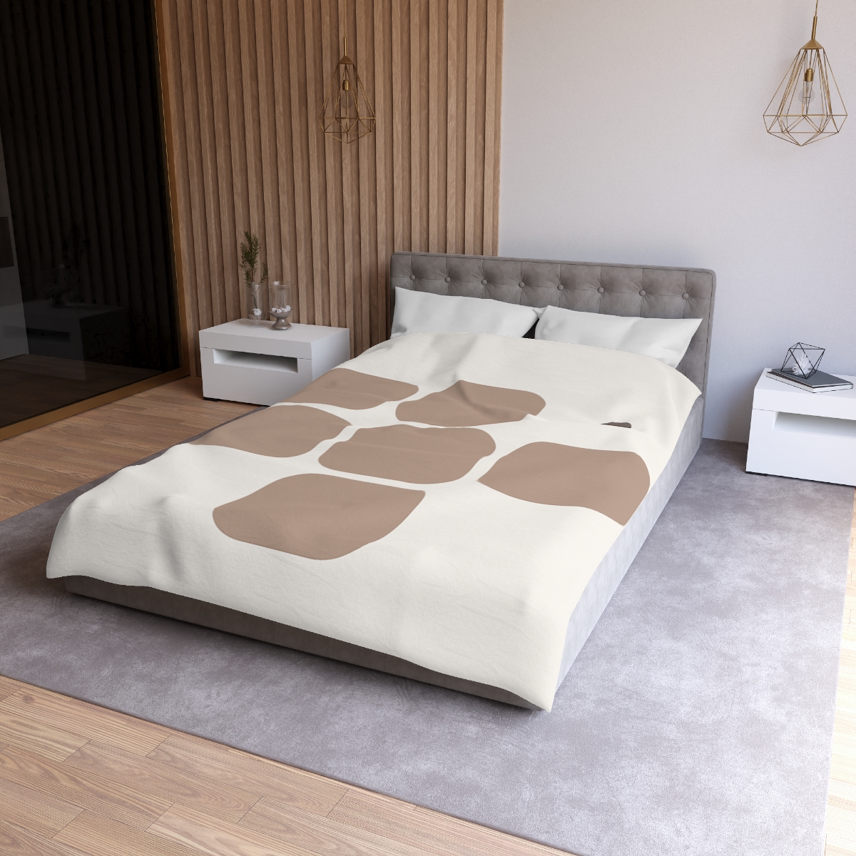 Gentle Grid With Missing Cell soft comforter duvets