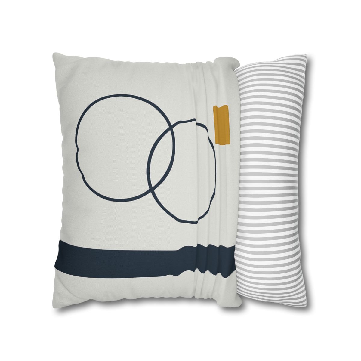 Staggered Rings With Anchored Column custom pillow cases