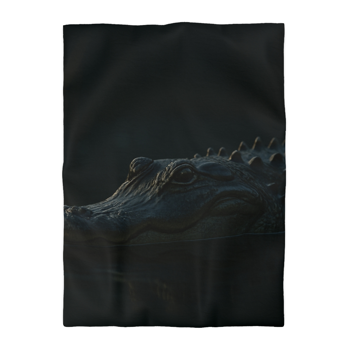 Moonlit Stillness American Alligator warm winter duvets