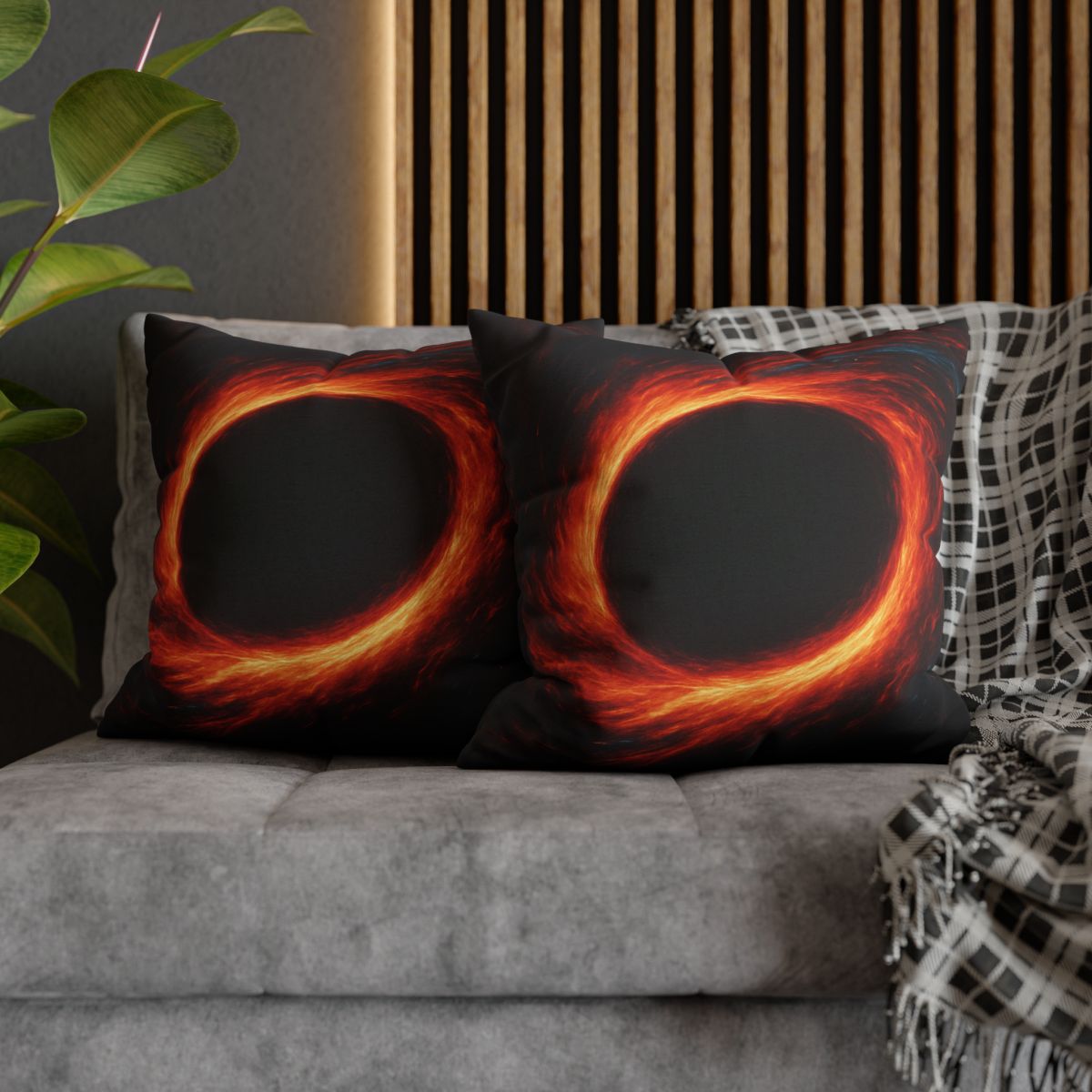 Event Horizon Shimmer designer print pillow cases