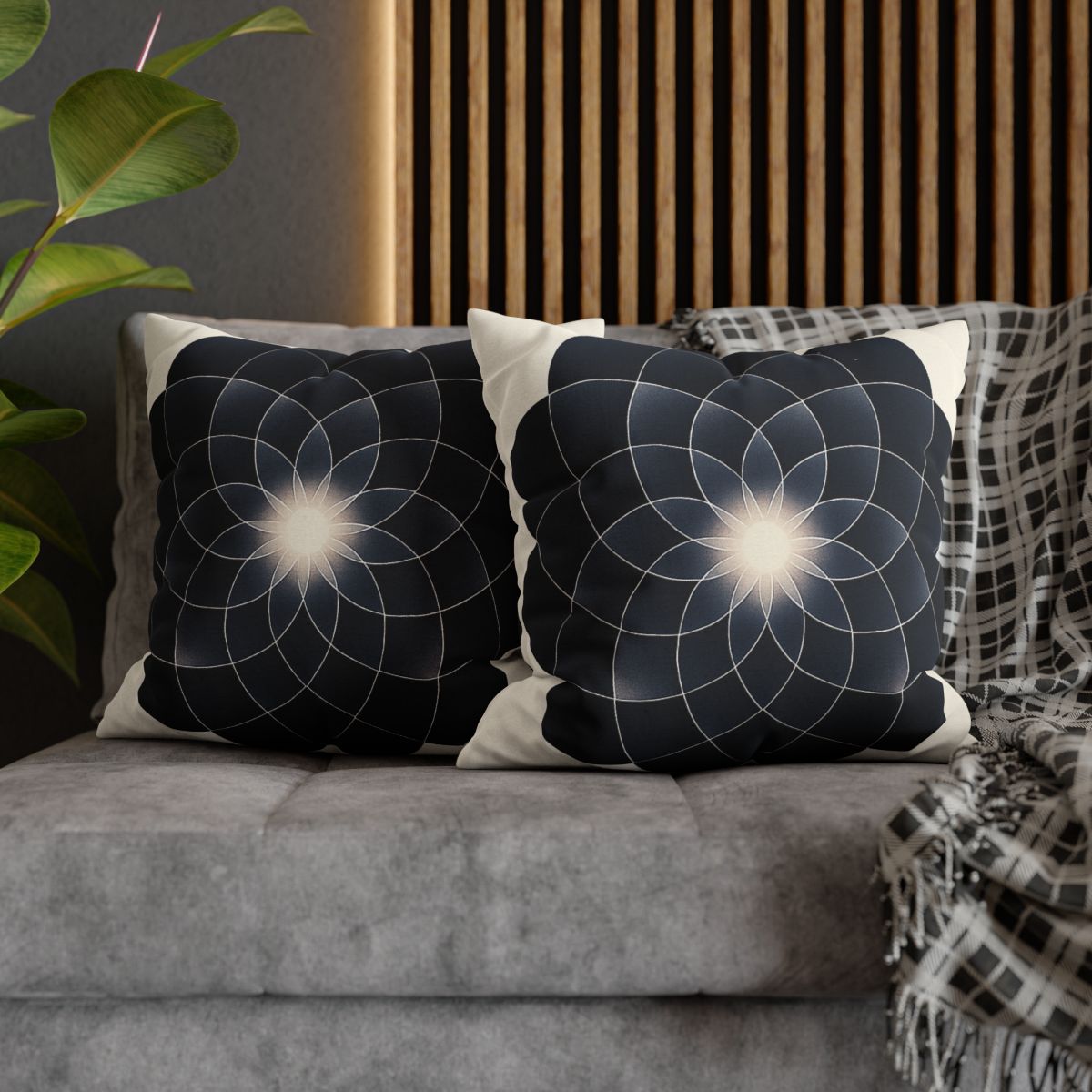 Petal Eclipse Rosette trendy patterned pillow cases
