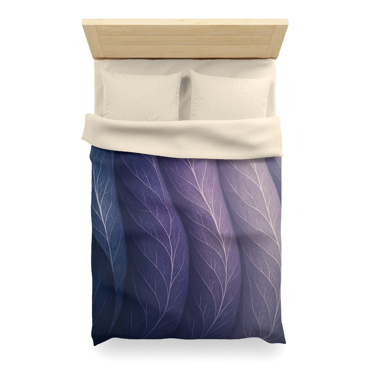Leaf Vein Aurora Drapery custom duvets