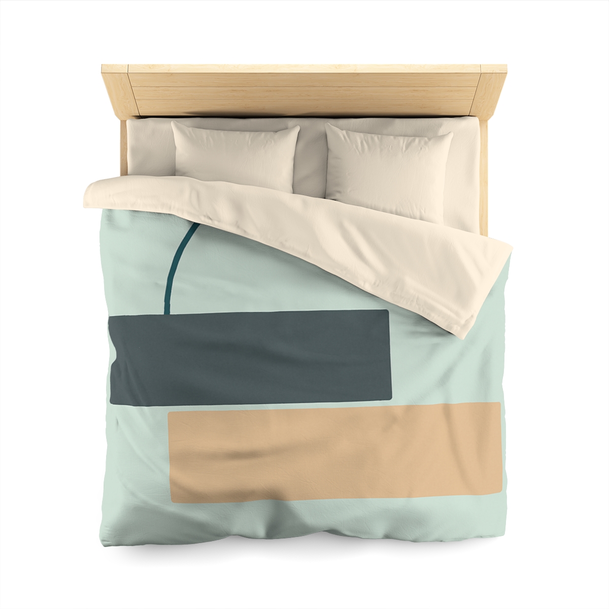 Stepped Arc And Twin Slabs designer printed duvets