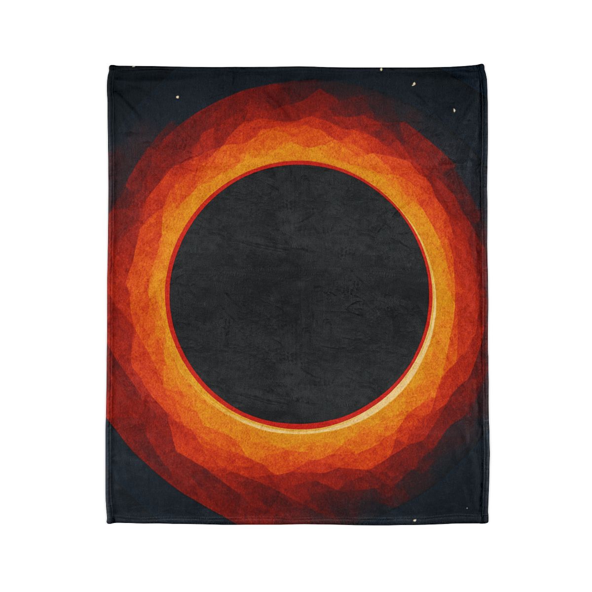 Event Horizon Paper Cut Silhouette stylish throw blankets