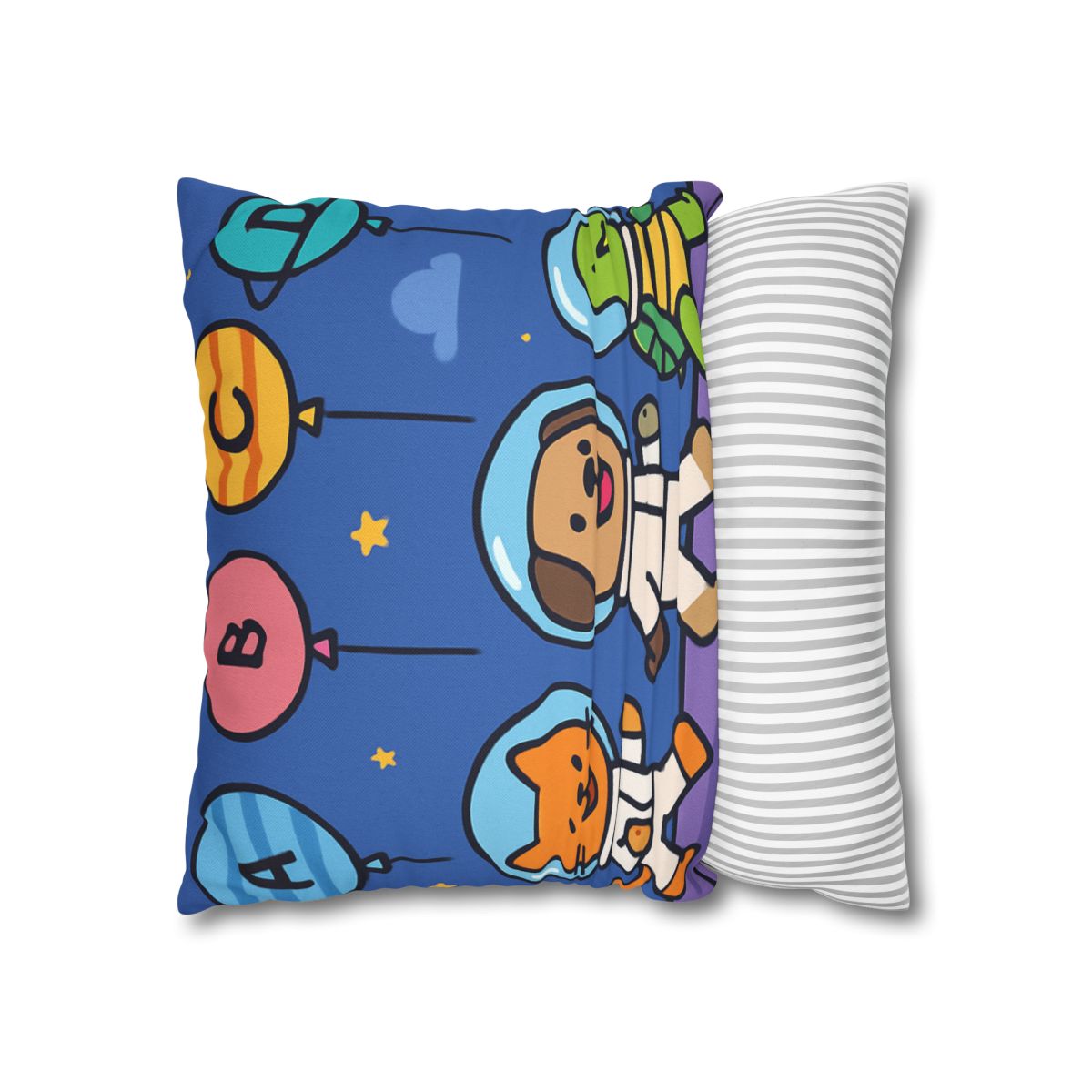 Planet Parade Of The Animal Astronauts personalized pillow covers