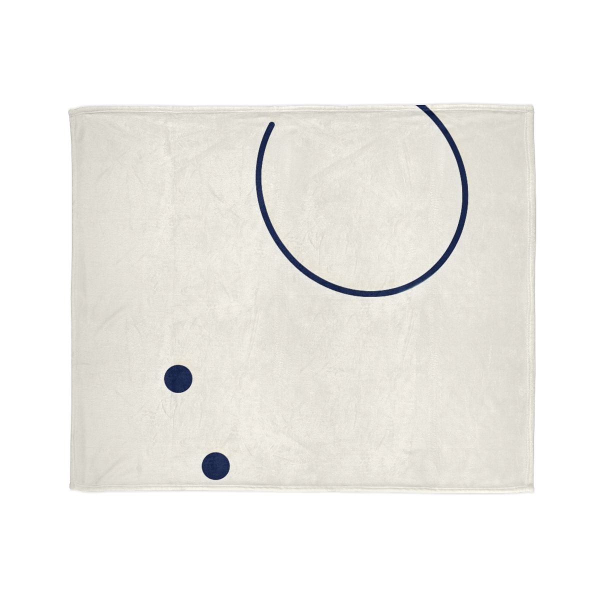 Orbiting Arc And Twin Dots stylish throw blankets