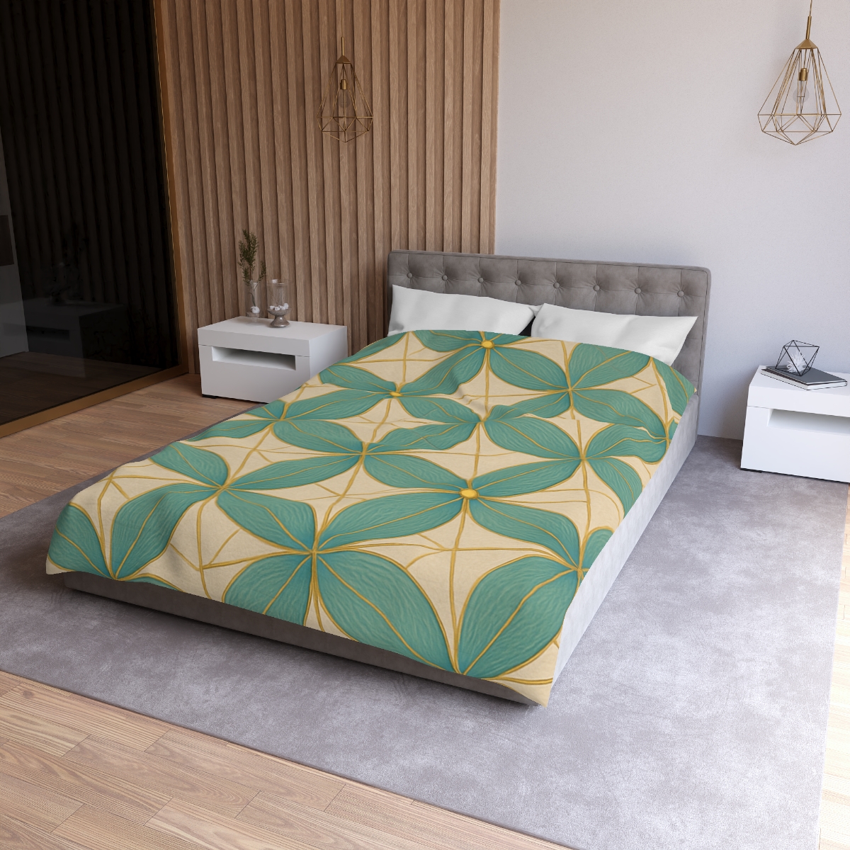 Petal Circuit Lattice stylish duvet covers