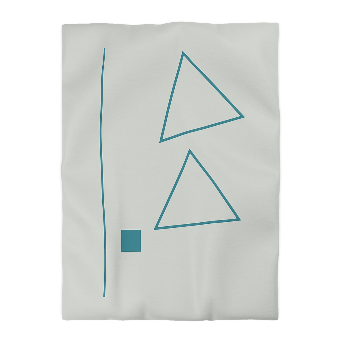 Staggered Triangles With Silent Axis personalized bedding duvets