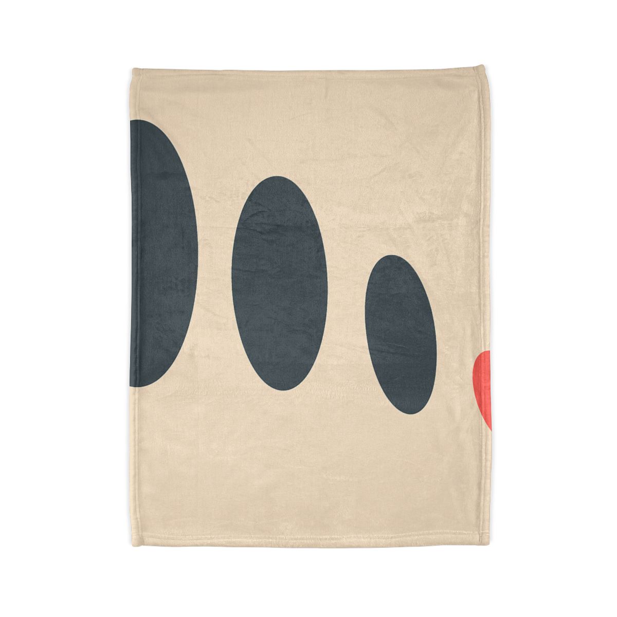 Staggered Ovals With Pause stylish throw blankets