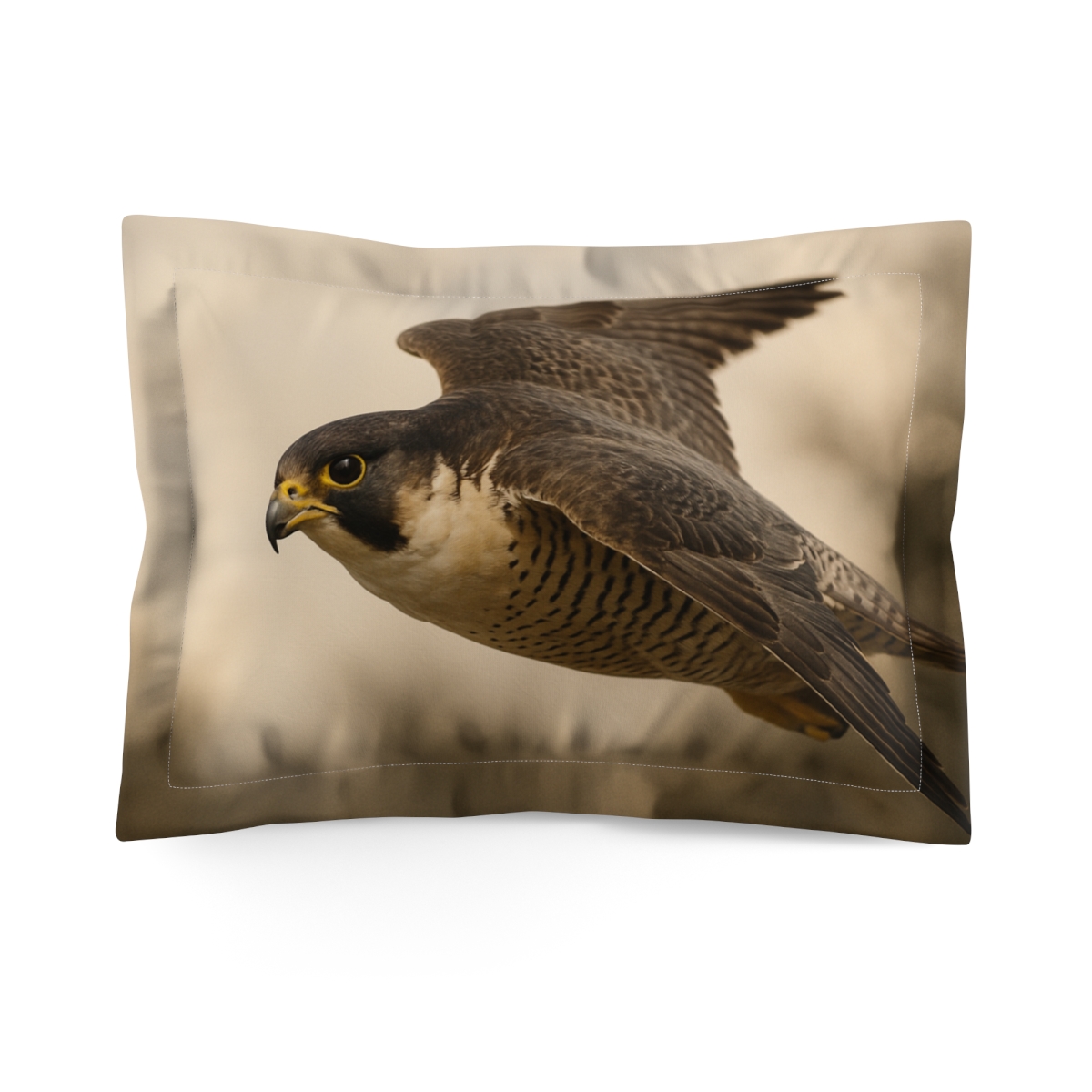 Comet Dive Peregrine Falcon trendy accent pillows
