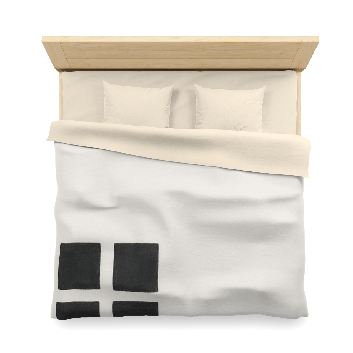 Corner Grid And Wandering Planet designer printed duvets