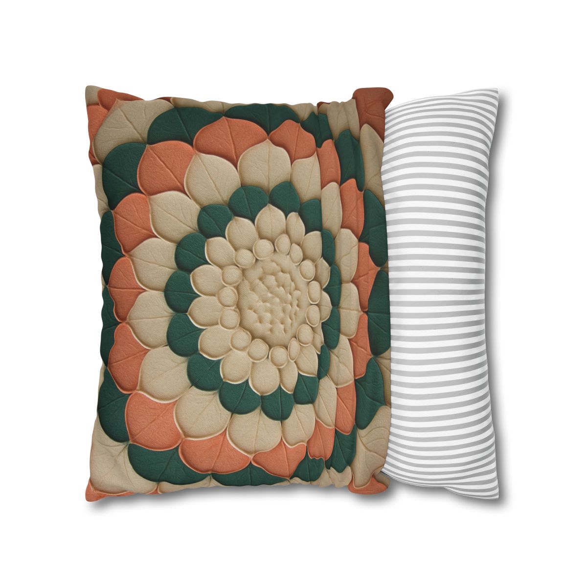 Petal Halo Mosaic designer print pillow cases