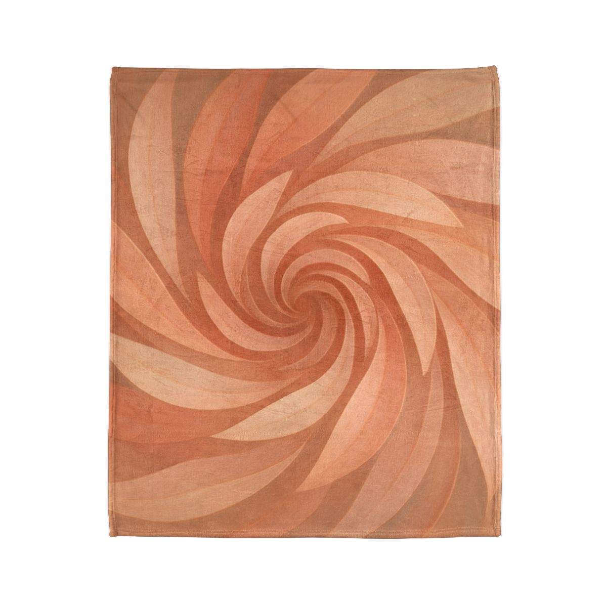 Petal Spiral Harmony soft fleece blankets