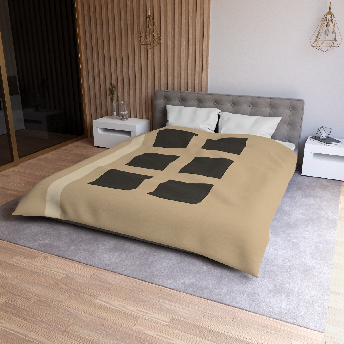 Short Grid With Missing Cell trendy bedroom duvets