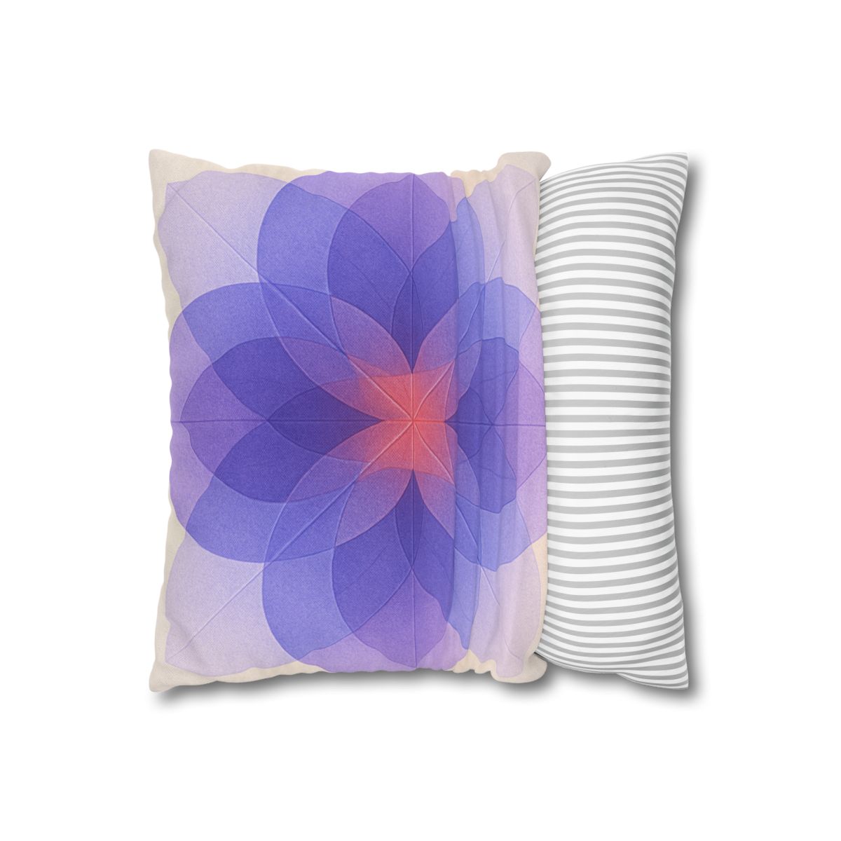Petal Prism Overlap custom pillow cases