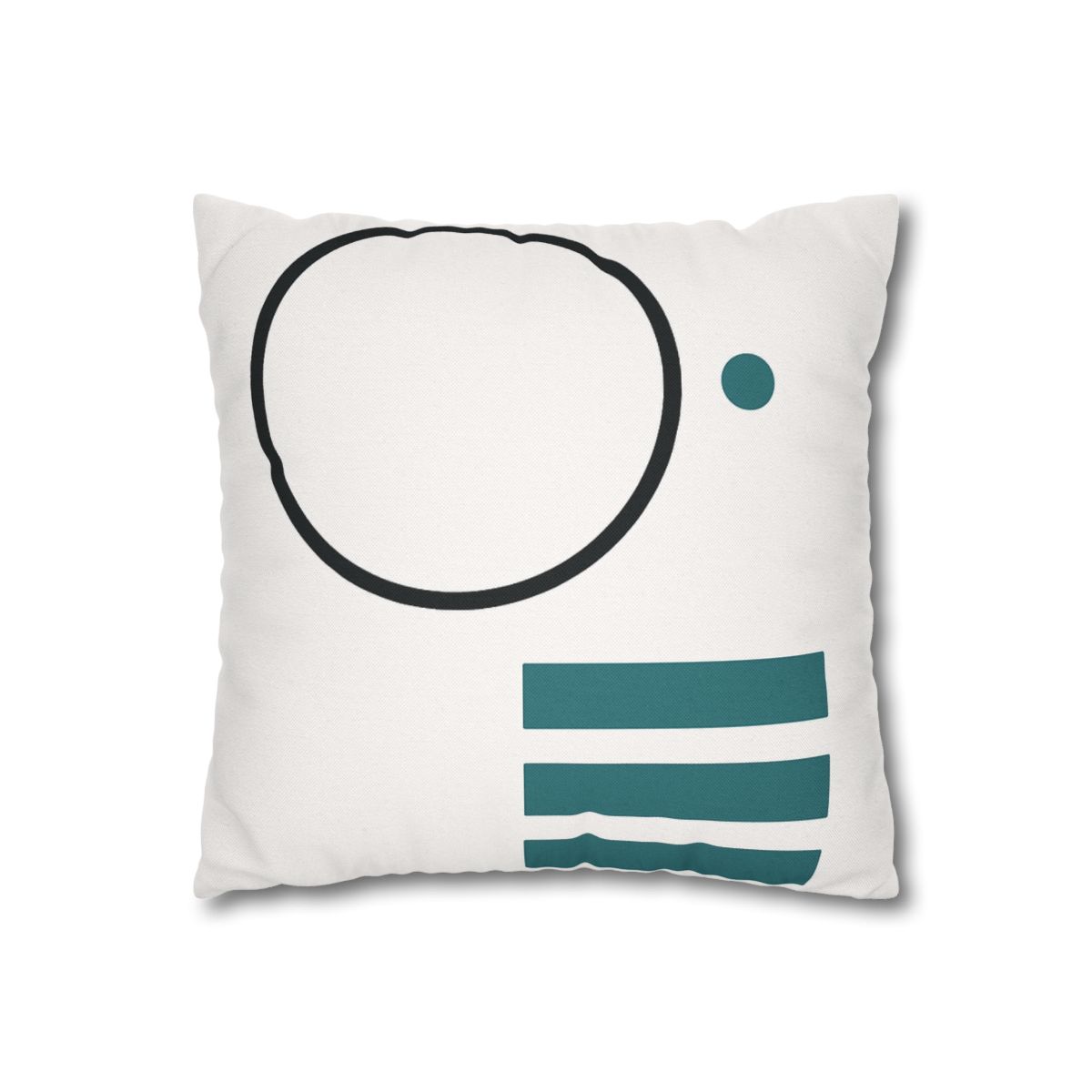 Orbiting Bars And Hollow Circle comfortable bedding pillow covers