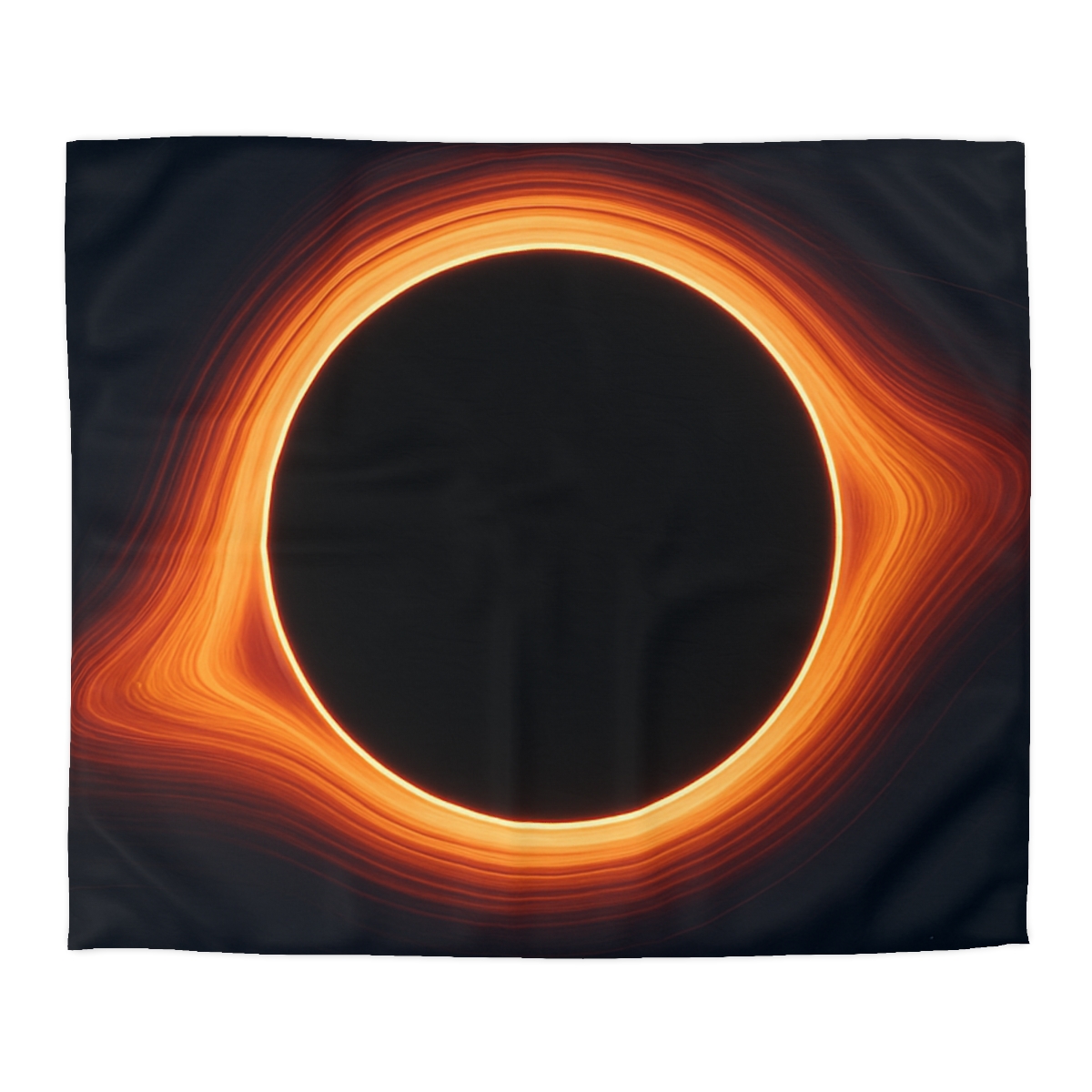 Black Hole Silhouette unique patterned duvets