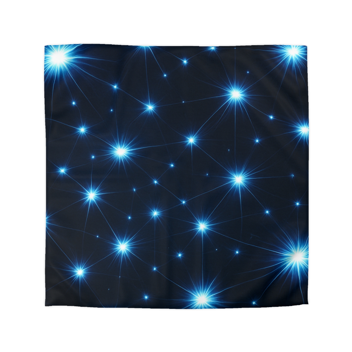 Photon Burst Constellation personalized bedding duvets