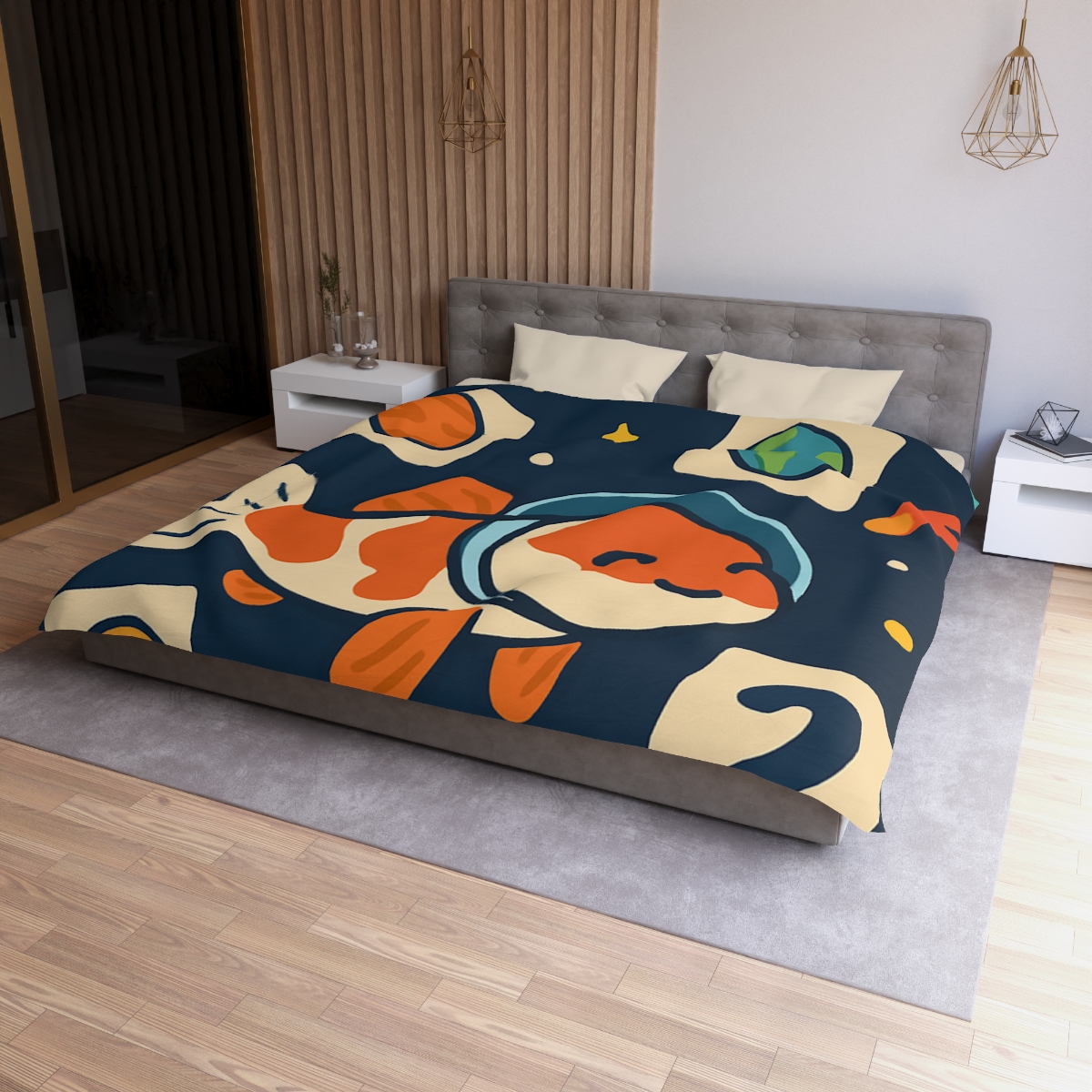 Comet Koi Classroom custom duvets