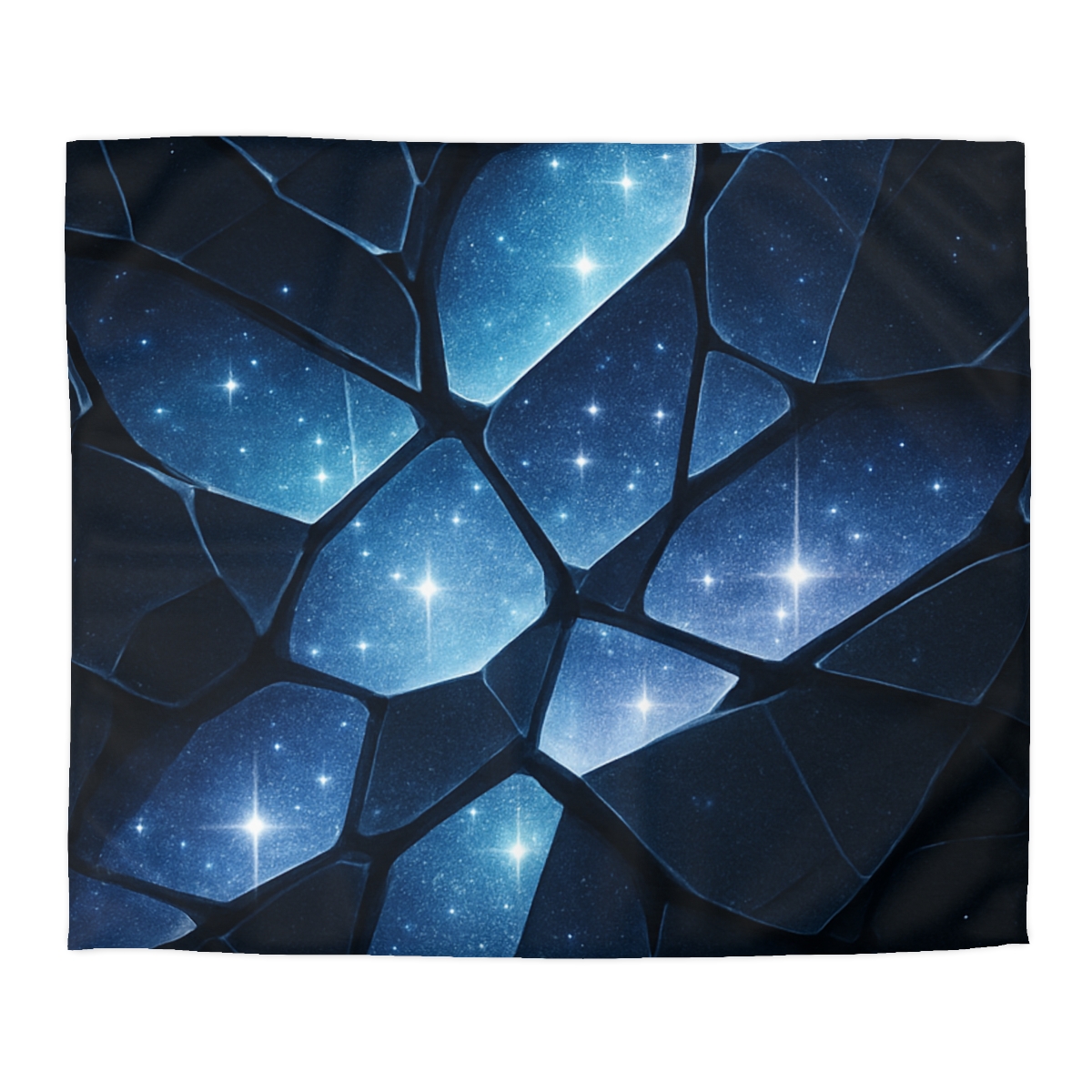 Starlit Fracture Mosaic custom duvets