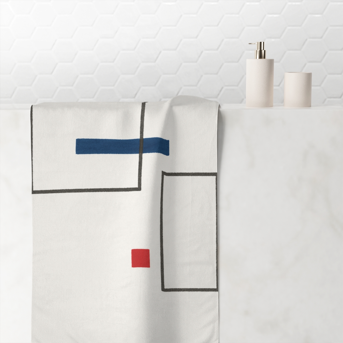 Offset Frames With Quiet Opening trendy hand towels