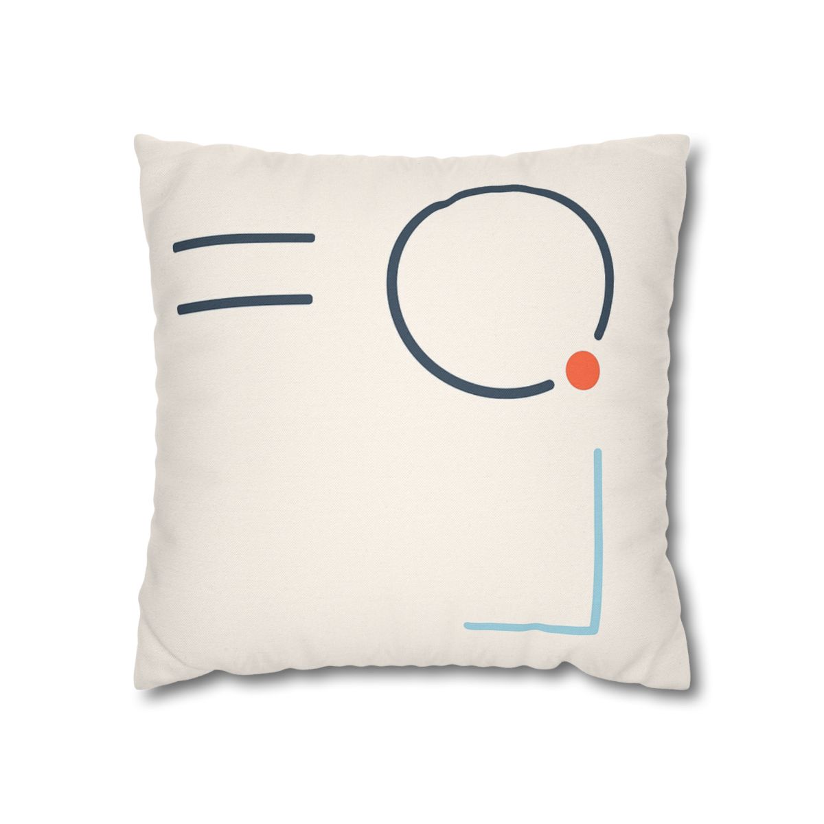 Quiet Orbit With Offset Bars personalized pillow covers