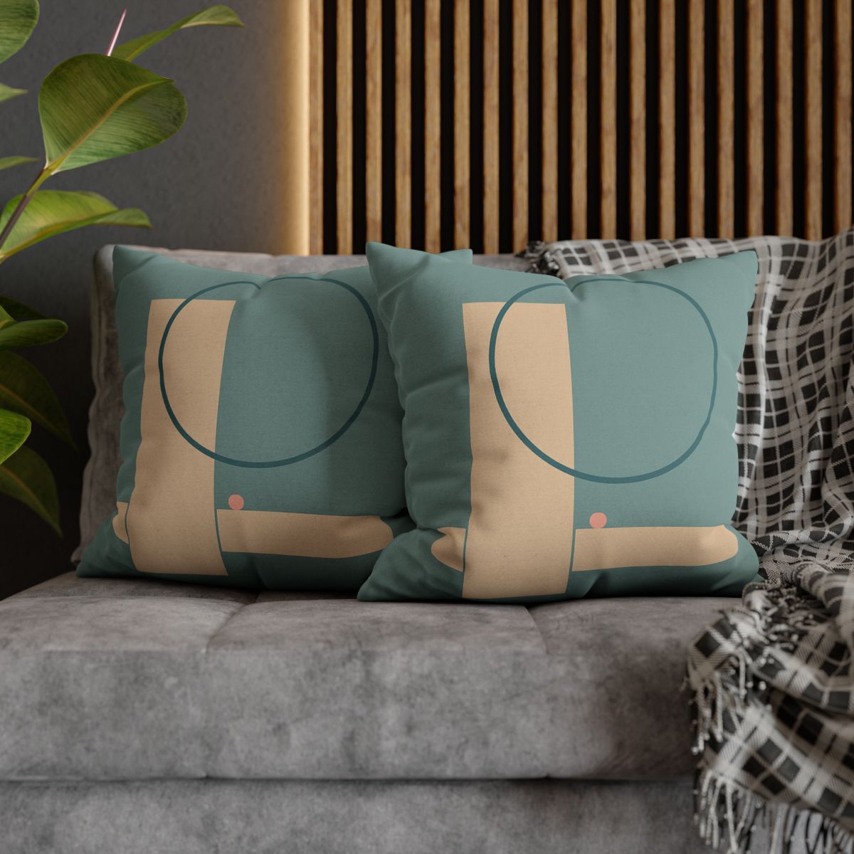 Quiet Triad With Open Ring trendy patterned pillow cases