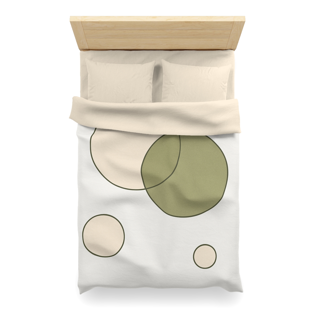 Quiet Balance Of Overlapping Circles unique patterned duvets