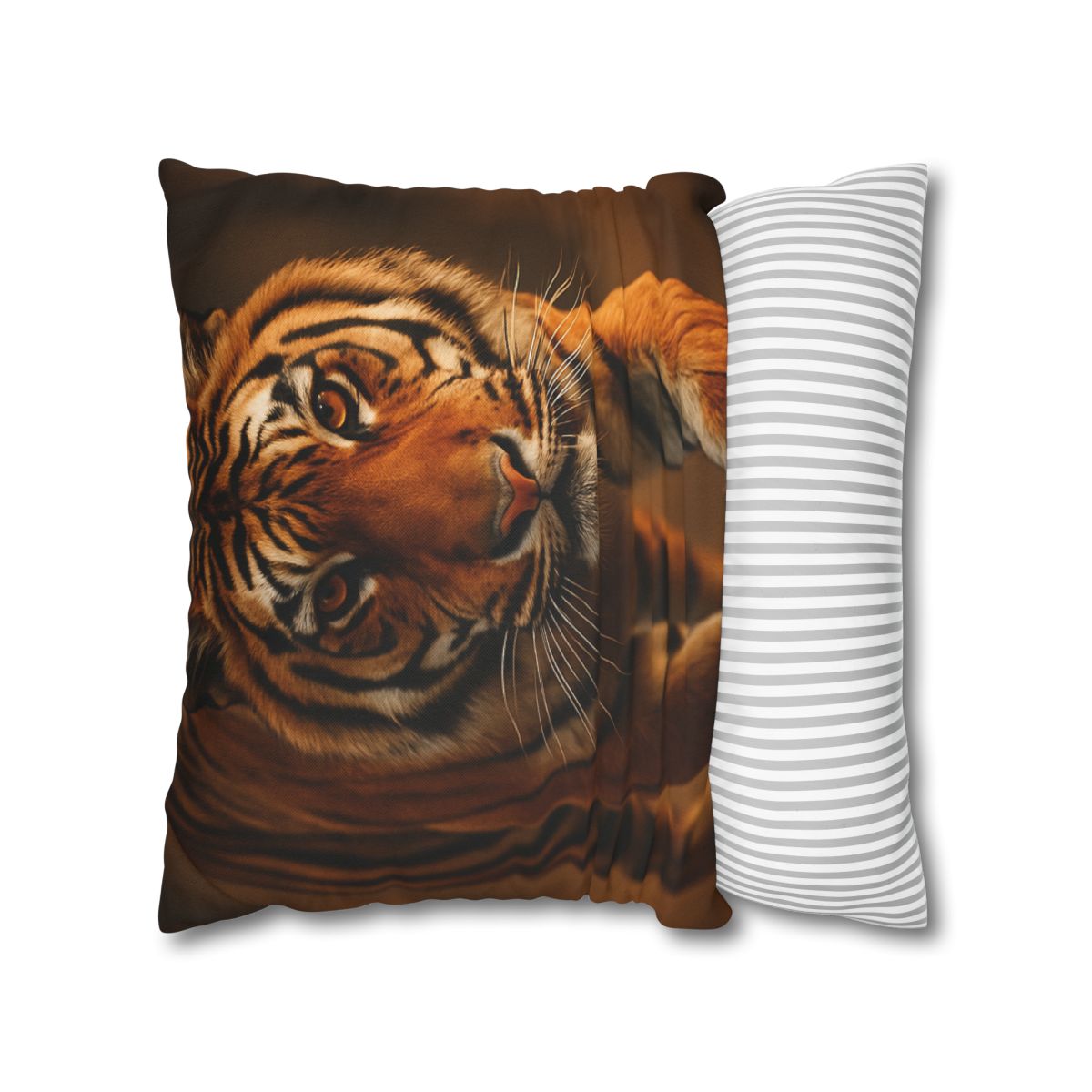 Dusk Herald Bengal Tiger designer print pillow cases