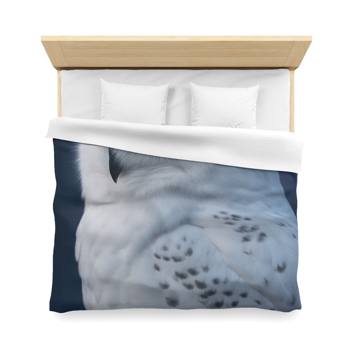 Twilight Watcher Snowy Owl warm winter duvets