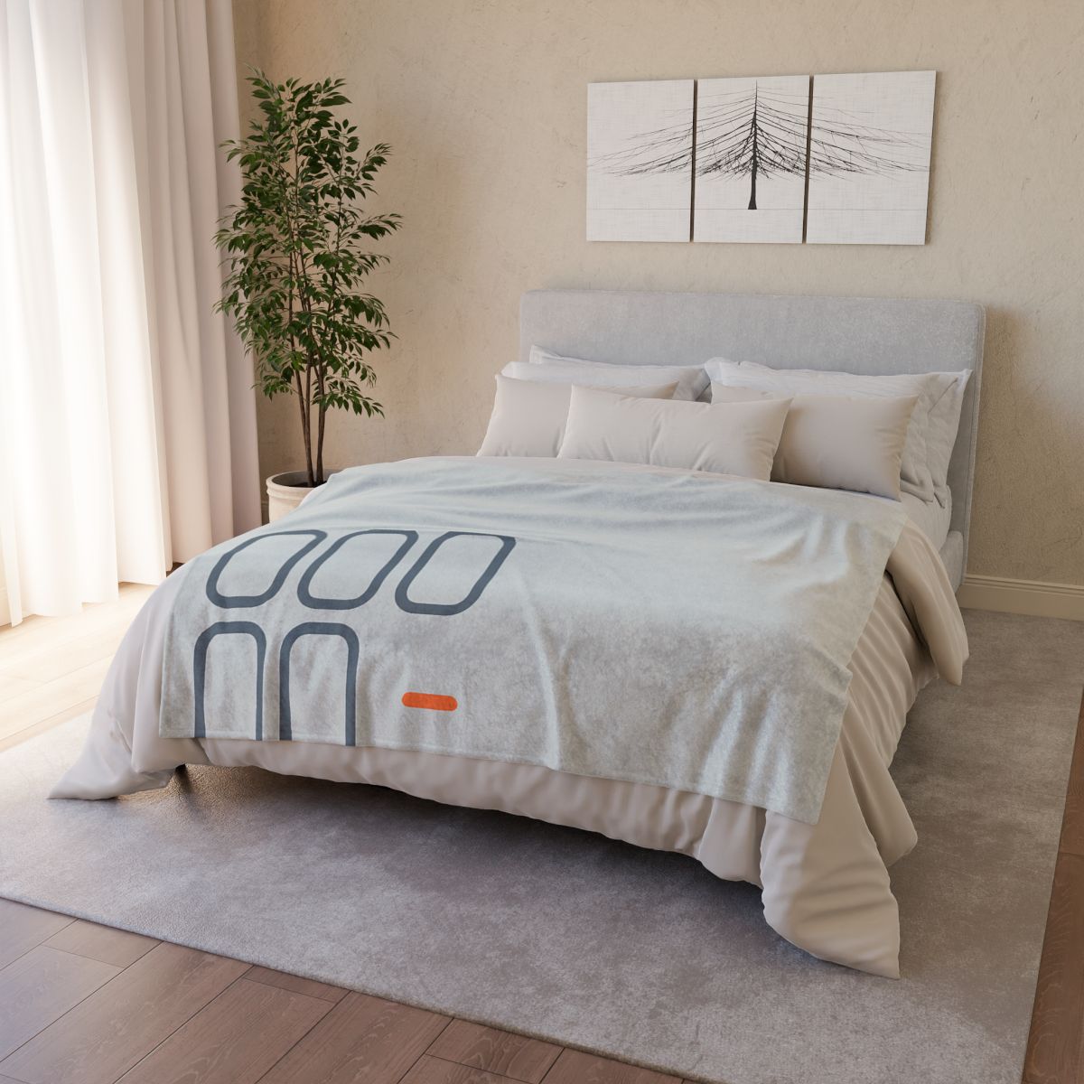 Staggered Low Grid With Missing Cell trendy patterned blankets