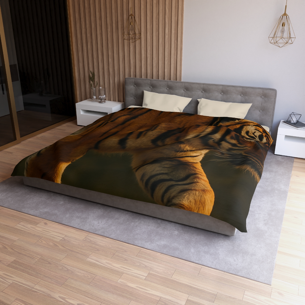 Forest Stalker Bengal Tiger stylish duvet covers