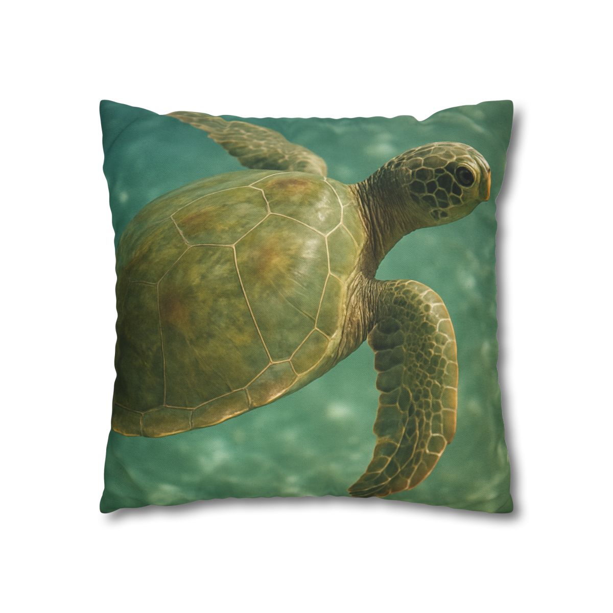 Sea Lantern Green Sea Turtle soft cotton pillow cases
