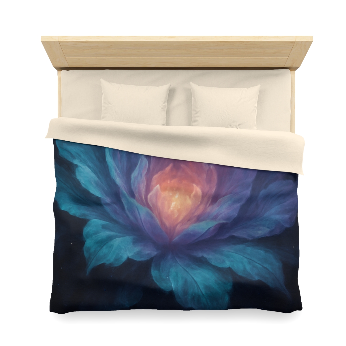 Prismatic Void Bloom custom duvets