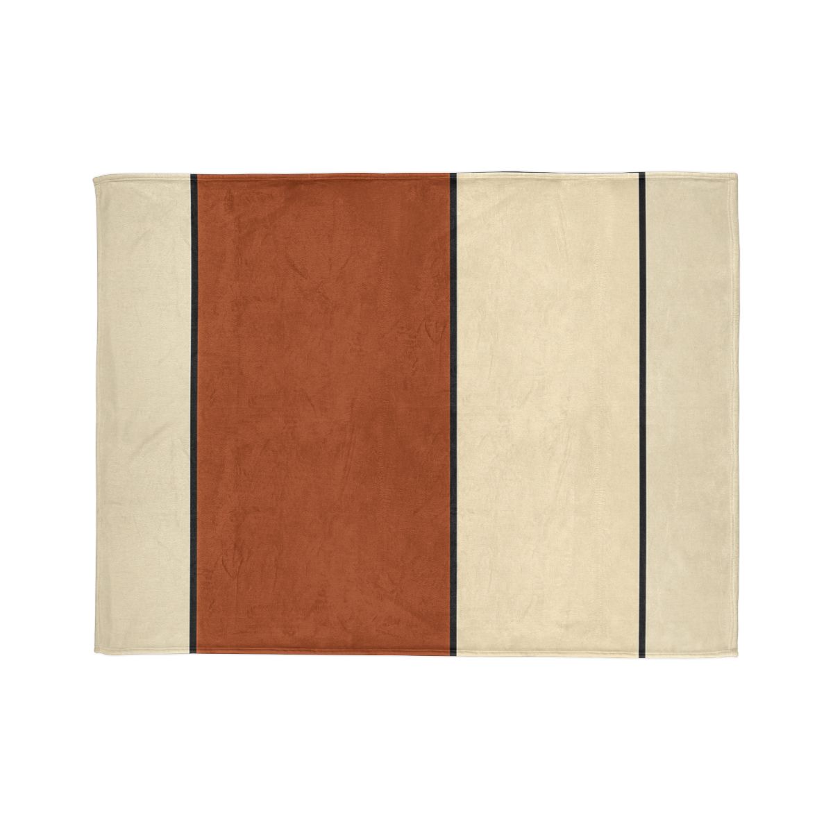 Offset Rectangle Pairing stylish throw blankets