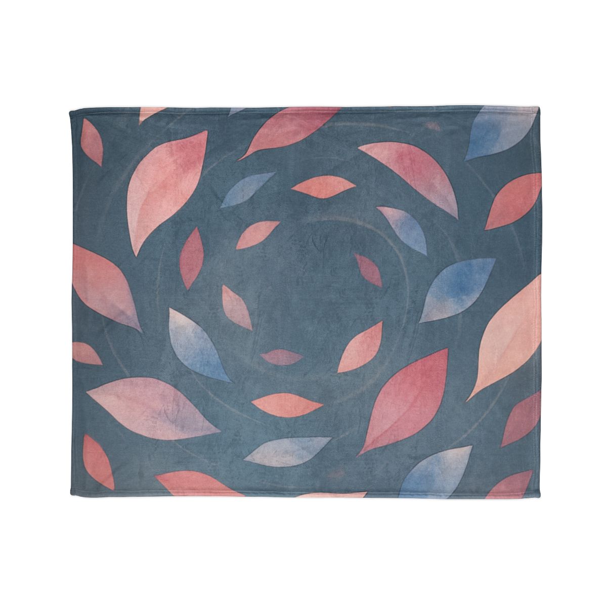 Orbiting Blossom Fragments soft fleece blankets