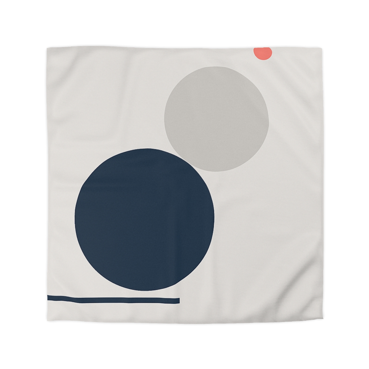 Three Orbiting Forms personalized bedding duvets