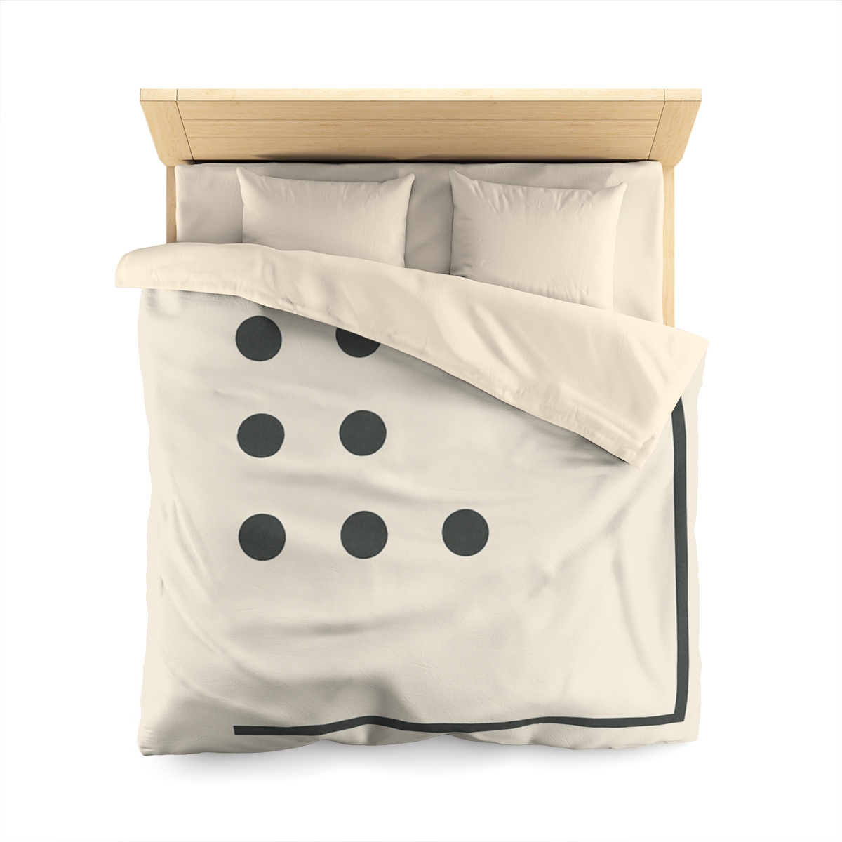 Sparse Dot Grid With Broken Frame trendy bedroom duvets