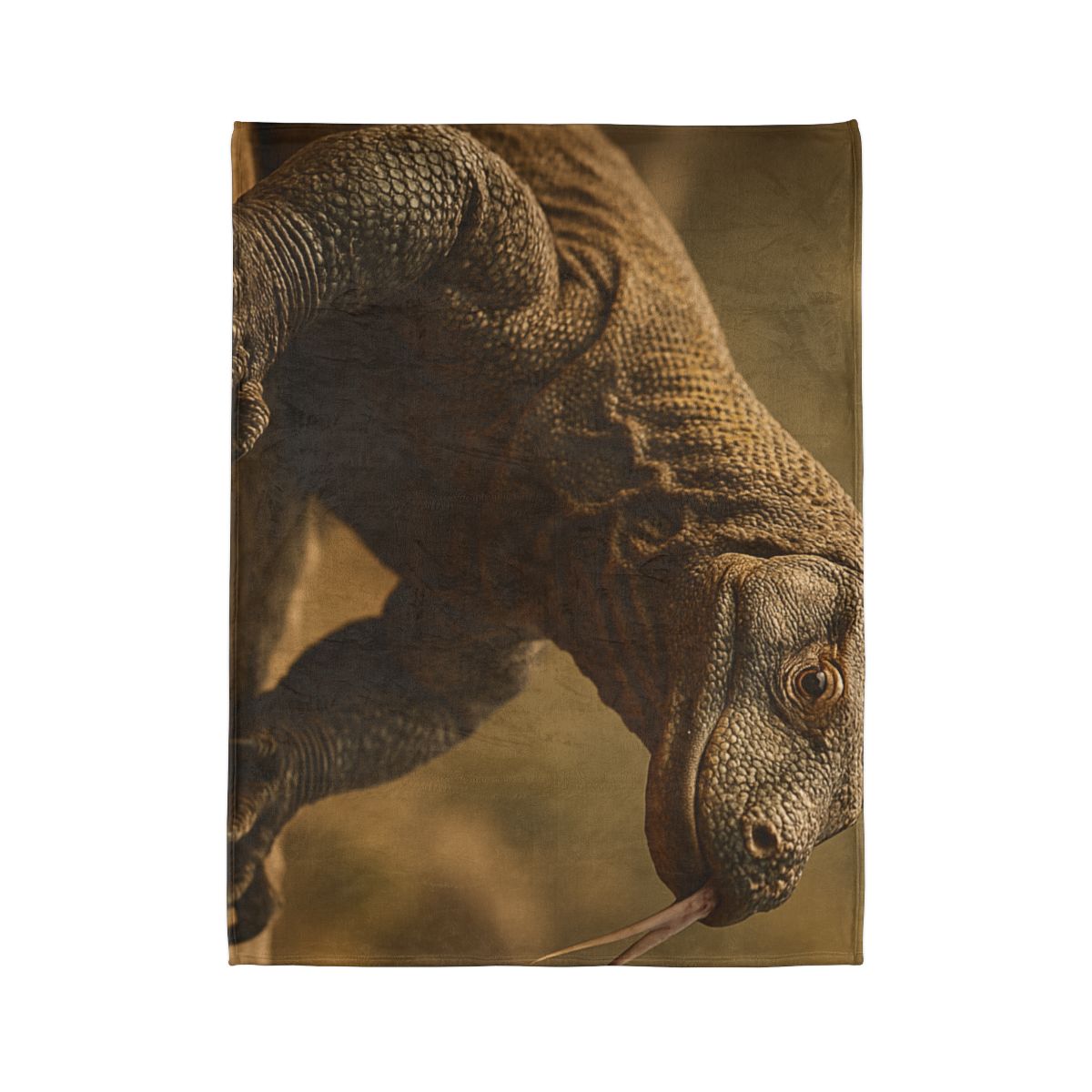 Ancient Sentinel Komodo Dragon decorative home blankets