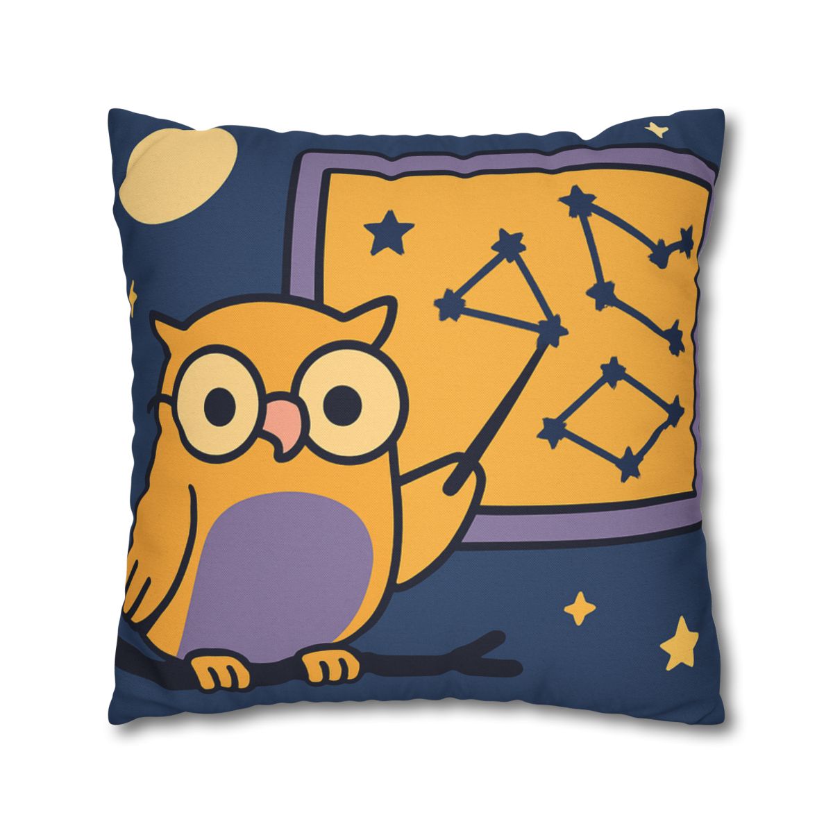 Moonlit Owl Classroom personalized pillow covers