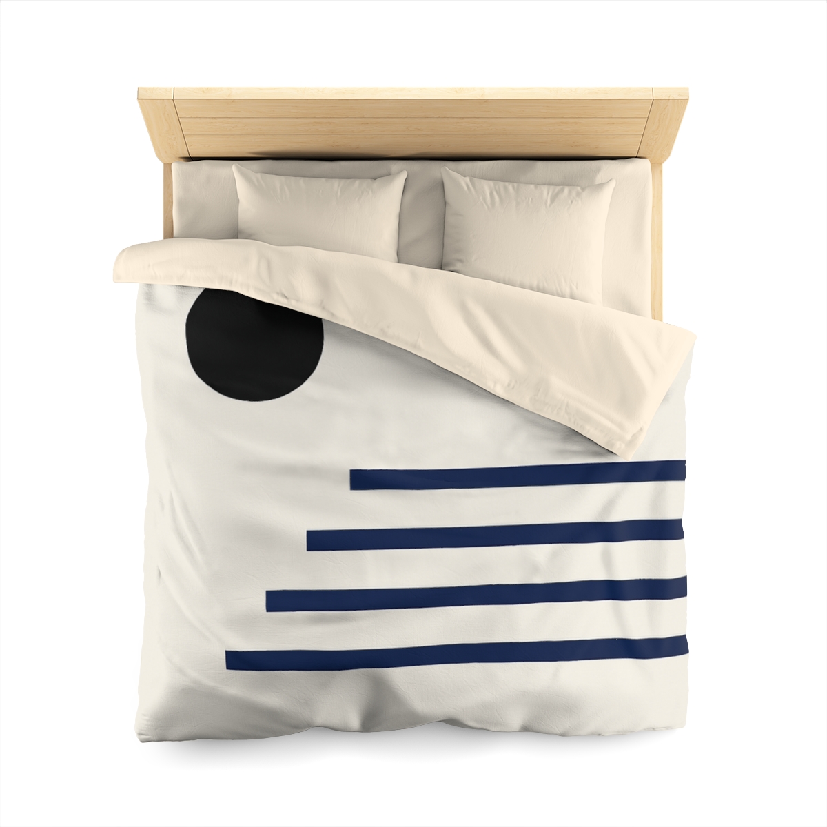 Quiet Orbit Bar Quartet unique patterned duvets