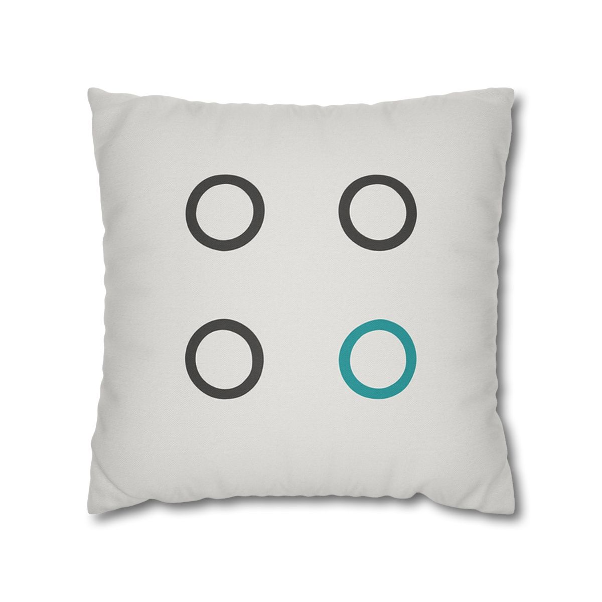 Clustered Dots With Missing Node trendy patterned pillow cases