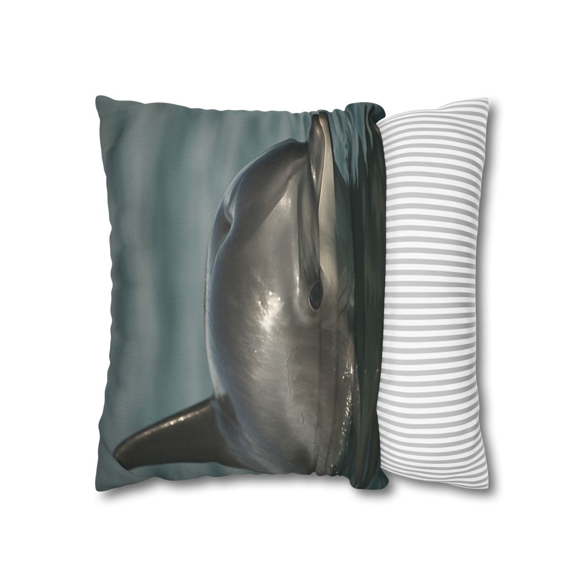 Mirror Calm Bottlenose Dolphin soft cotton pillow cases